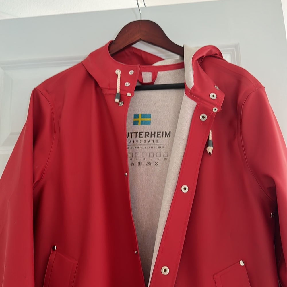 Stutterheim Red Rain Jacket